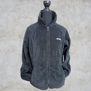 Women's Columbia Black Fleece Full-Zip Jacket L